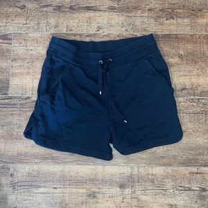 Lauren Ralph Lauren Women’s Navy Lounge Shorts Medium Elastic Waist Drawstring